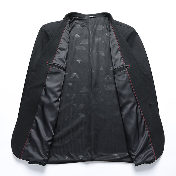 Herren Slim-Fit Sakko mit aufgesetzten Taschen und minimalistischem Revers – Tianoro