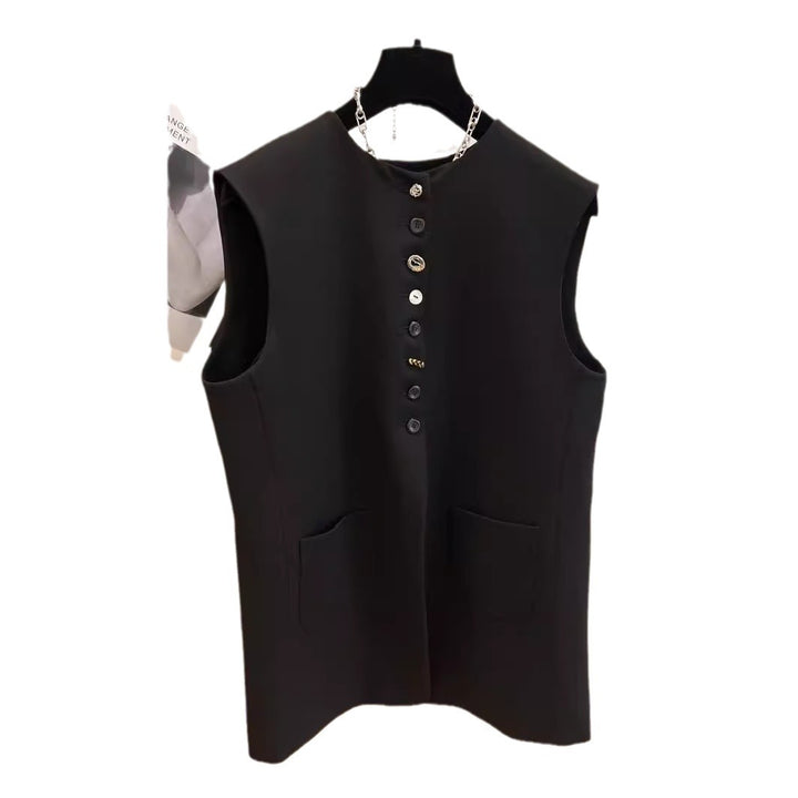 Damen ärmellose Blazer-Weste Echoarchiv