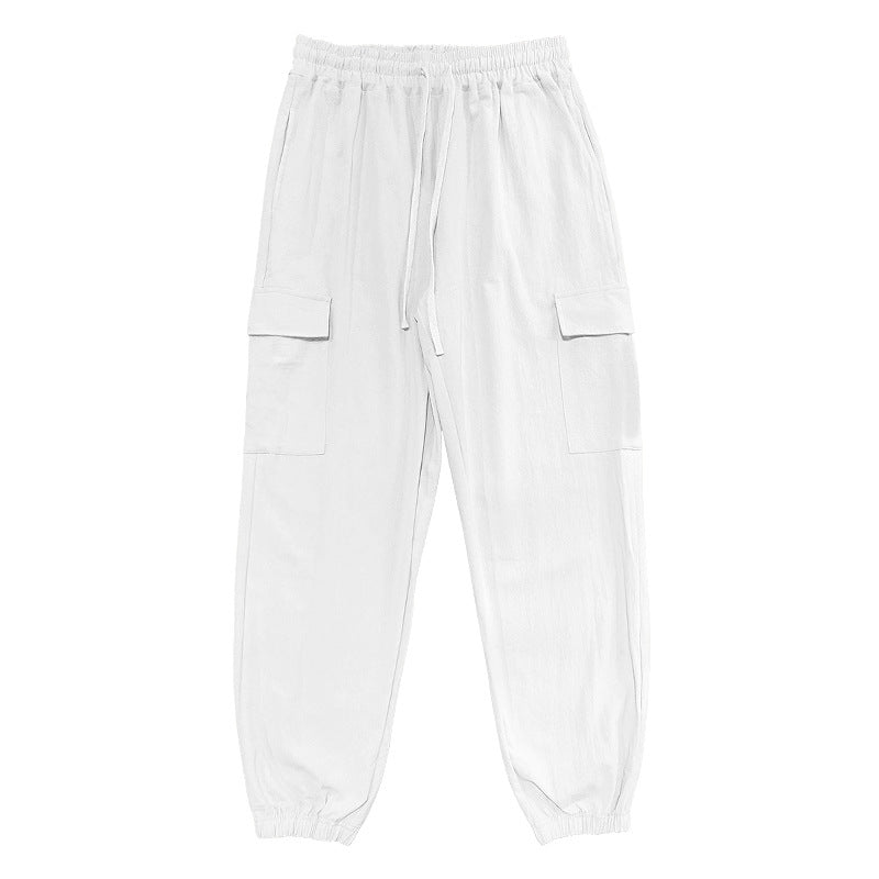 Herren Cargo-Hose mit elastischem Bund und multifunktionalen Taschen Echoarchiv