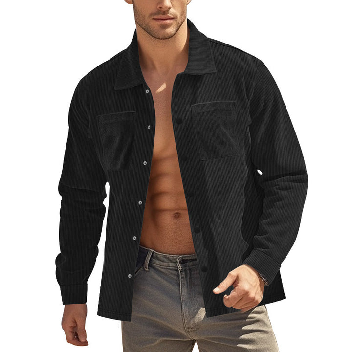 Herren Corduroy Freizeithemden Echoarchiv