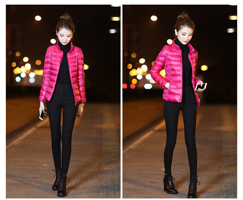 Damen Leichte und warme Steppjacke Echoarchiv