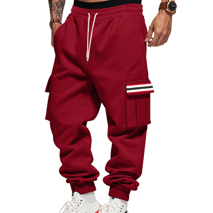 Herren Cargo-Jogginghose mit Mehrfachtaschen und Kordelzug Echoarchiv