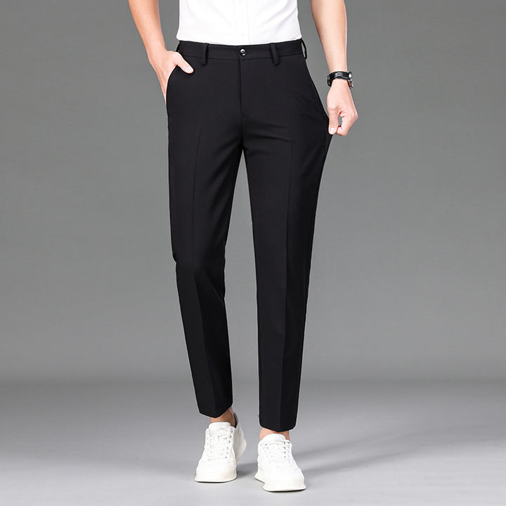 Herren elegante Chino-Hose mit schmalem Schnitt Echoarchiv