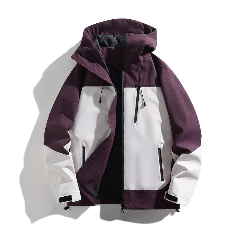 Damen technische Allwetterjacke mit vielseitigem Kapuzendesign und verstellbaren Belüftungsöffnungen Echoarchiv