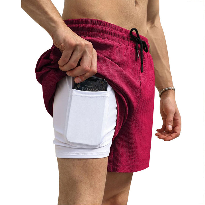 Herren Sportliche Short mit praktischem Smartphone-Einschub Echoarchiv