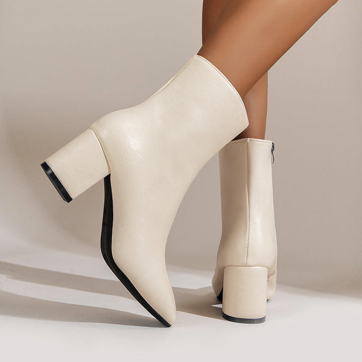 Damen Elegante Hochglanz Overkneestiefel Echo Archiv
