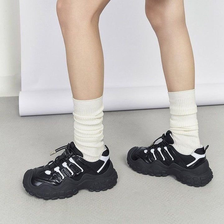Damen Sportliche Chunky Sneakers mit atmungsaktiver Mesh-Oberfläche und robustem Profil Echo Archiv