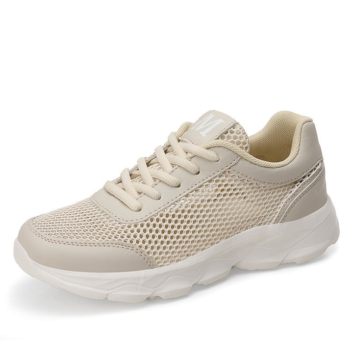 Damen nan leichte Netz-Sneaker mit belüftetem Obermaterial und stoßdämpfender Wellenlaufsohle Echo Archiv