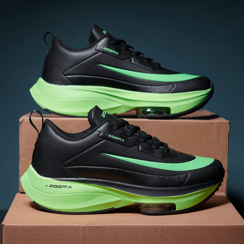 Herren Luftgepolsterter Performance-Sneaker mit sichtbarer Luftkammer und dicker Plateausohle Echoarchiv