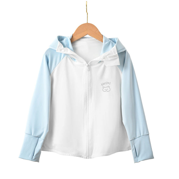 Kinder Sonnenschutzjacke mit Kapuze und atmungsaktivem Stoff Echo Archiv