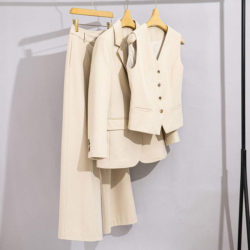 Damen Lang geschnittener Wollmix-Blazer mit Ein-Knopf-Verschluss und Pattentaschen Echoarchiv