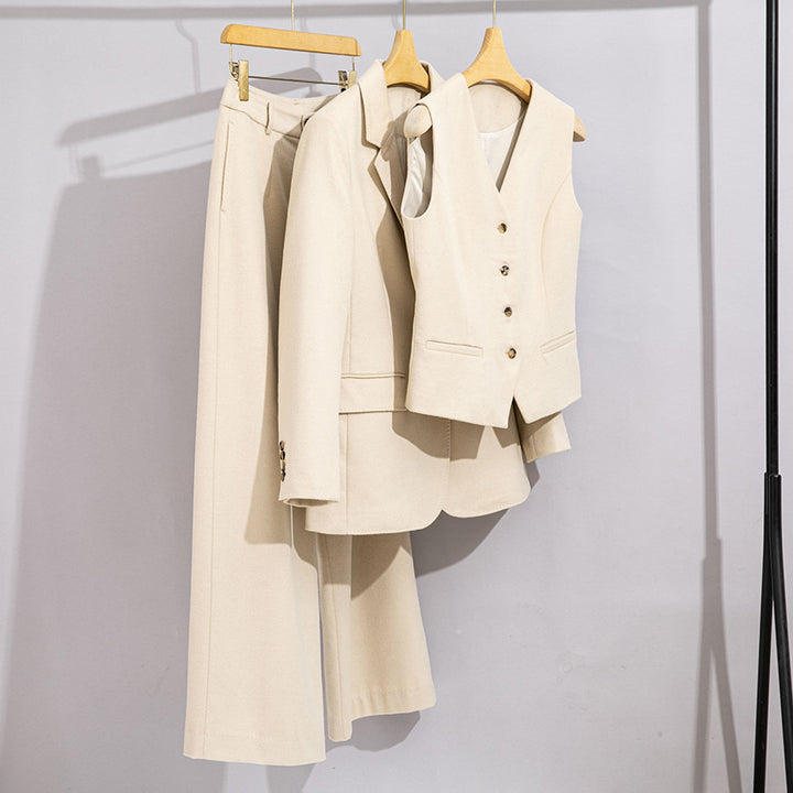 Damen Lang geschnittener Wollmix-Blazer mit Ein-Knopf-Verschluss und Pattentaschen Echoarchiv
