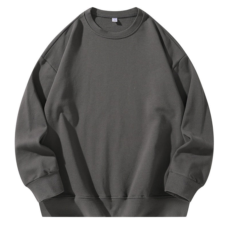 Unisex Oversize-Sweatshirt mit Rundhalsausschnitt, überschnittener Schulter und geripptem Saum Echoarchiv