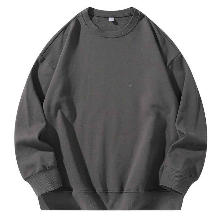 Unisex Oversize-Sweatshirt mit Rundhalsausschnitt, überschnittener Schulter und geripptem Saum Echoarchiv