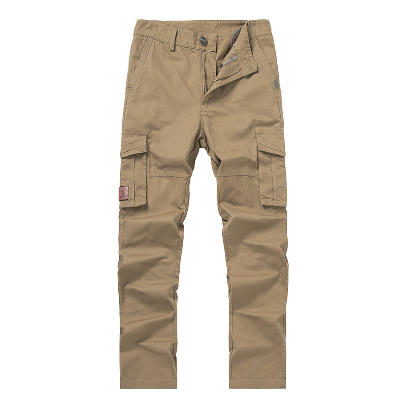 Herren Cargohose im Slim-Straight Schnitt mit Mehrfach‑Taschen und verstärkten Knien Echoarchiv