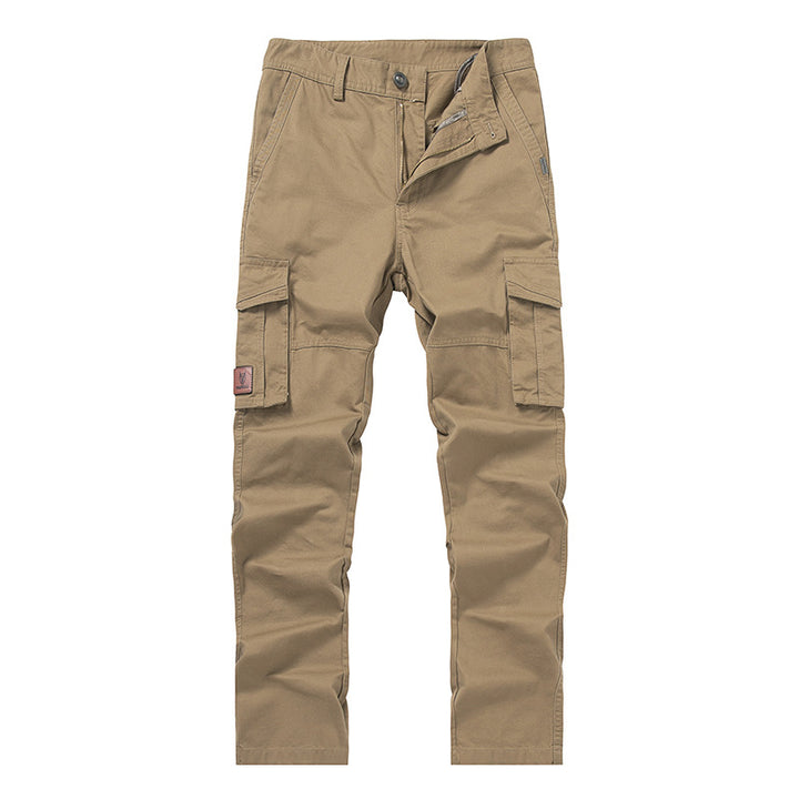 Herren Cargohose im Slim-Straight Schnitt mit Mehrfach‑Taschen und verstärkten Knien Echoarchiv