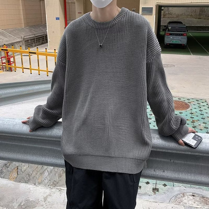 Damen Grobstrickpullover mit lässigem Schnitt Echoarchiv