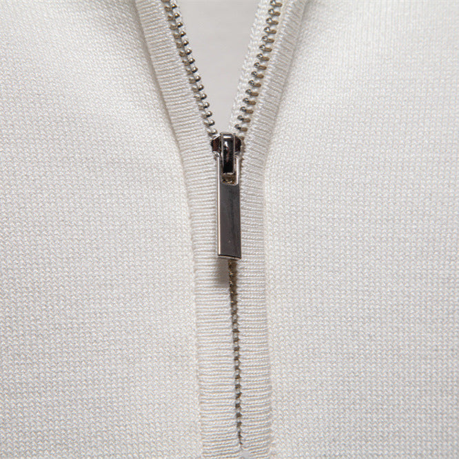 Herren Polohemd mit kurzer Knopfleiste und strukturiertem Design Echoarchiv