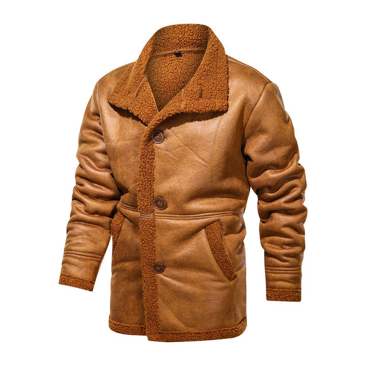 Herren modische Jacke mit warmem Teddyfutter Echoarchiv
