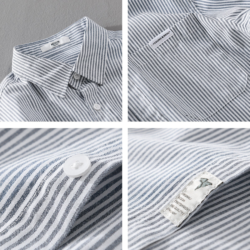 Herren Feines Cordhemd im Overshirt‑Stil mit Brusttasche, Relaxed Fit und feiner Wellenstruktur Echoarchiv