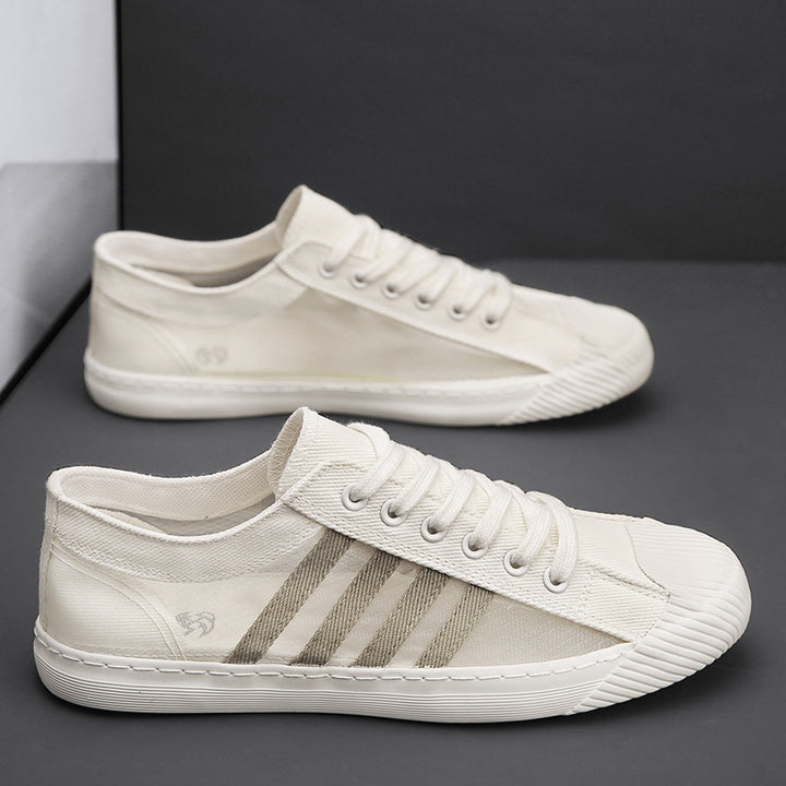 Herren atmungsaktive Low-Top Sneaker mit transparenten Mesh-Einsätzen – Norré