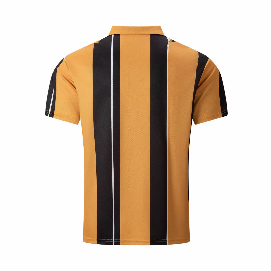 Herren Polo-Shirt mit modernem Streifenmuster Echoarchiv