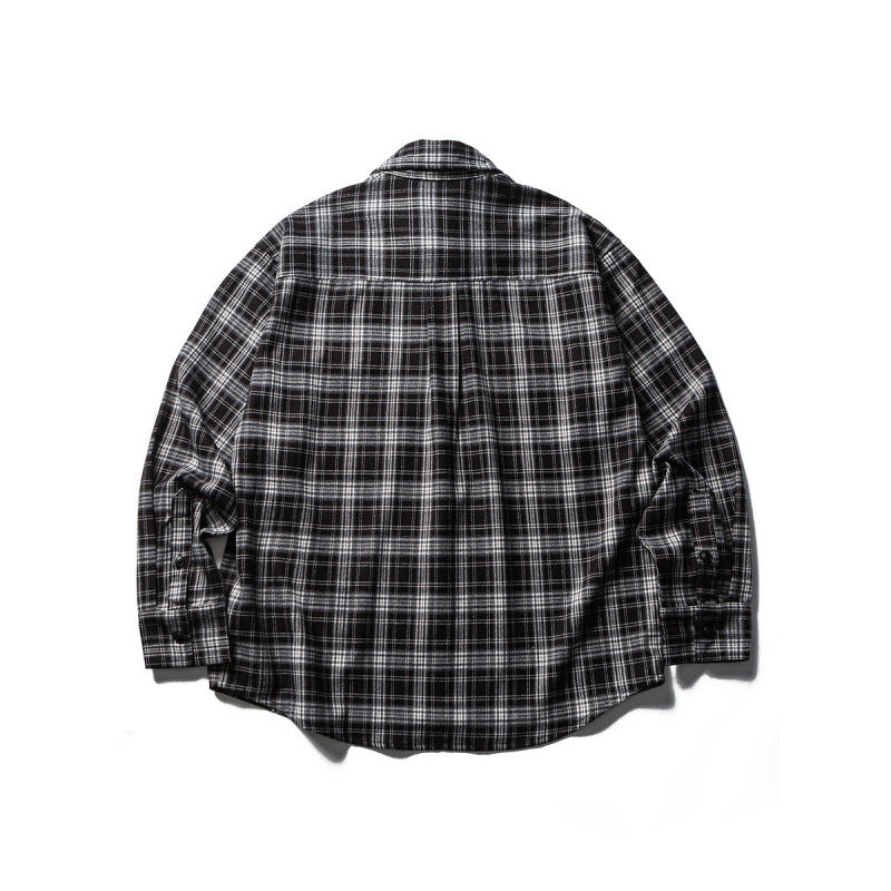 Herren Boxy-Karo-Workshirt aus weichem Flanell mit Doppelbrusttaschen Echo Archiv