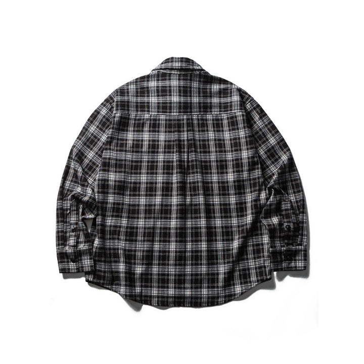 Herren Boxy-Karo-Workshirt aus weichem Flanell mit Doppelbrusttaschen Echo Archiv