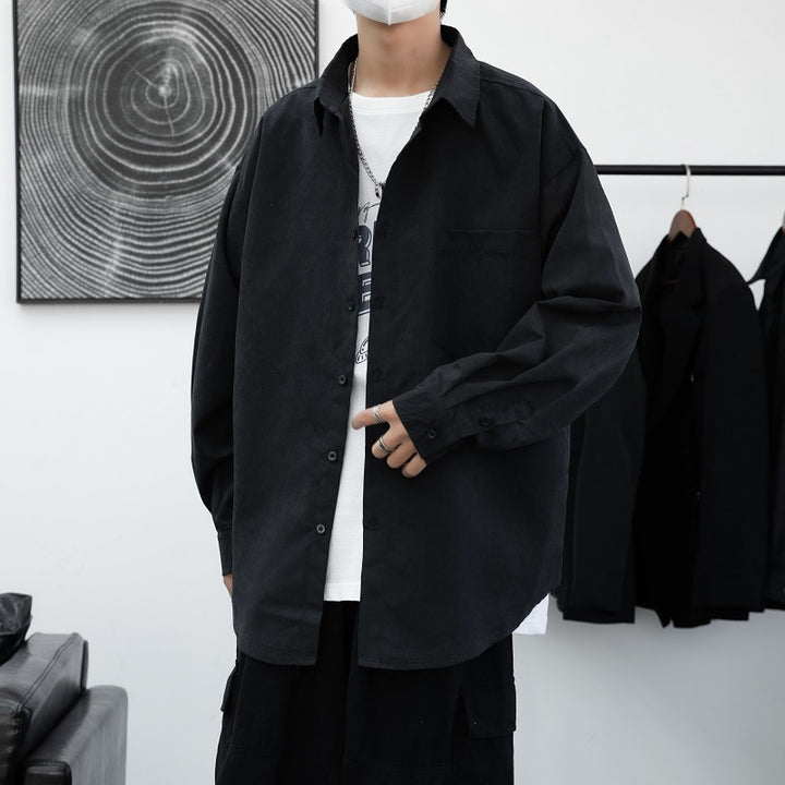 Herren Overshirt aus lässigem Baumwollstoff mit praktischer Brusttasche Echoarchiv