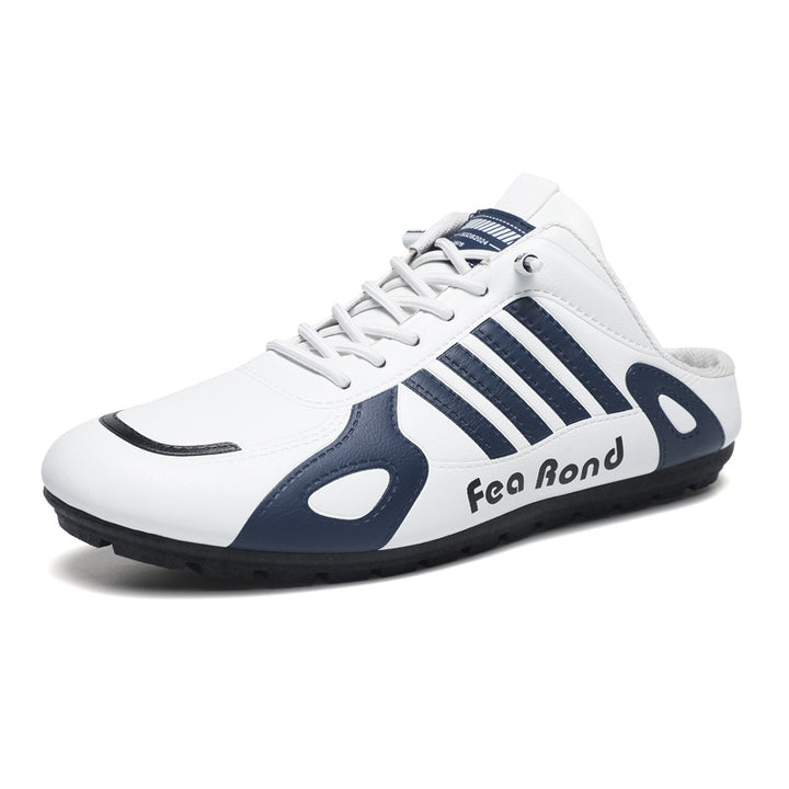Herren Slip-on Sneaker-Mule mit Schnürung und profilierter Gummisohle Echoarhiv