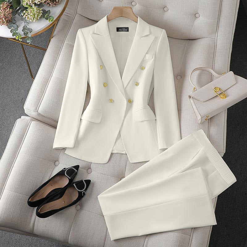 Damen Modischer Doppelreiher Blazer mit eleganten Details Echo Archiv