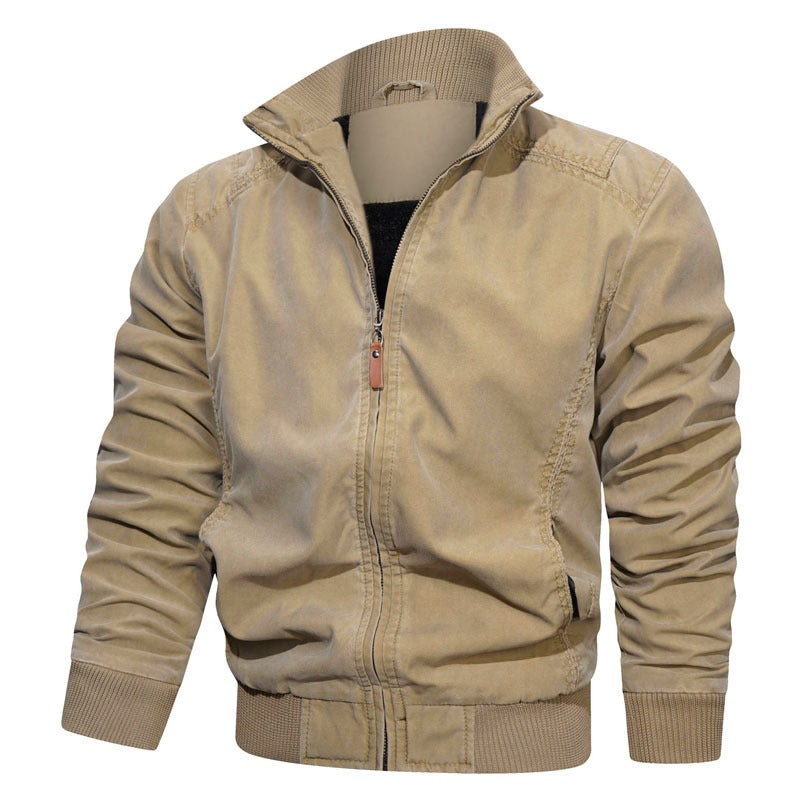 Herren Sportliche Bikerjacke Echo Archiv