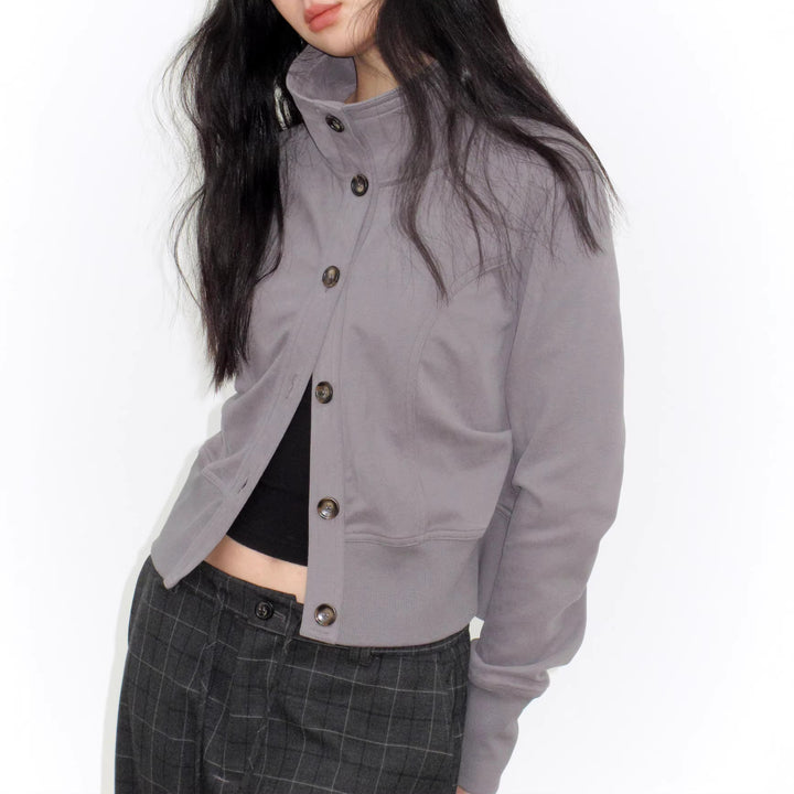 Damen Modische Steppjacke mit hohem Kragen Echoarchiv