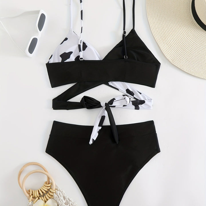 Damen Triangel-Bikini mit sportlichem Knoten-Design Echo Archiv