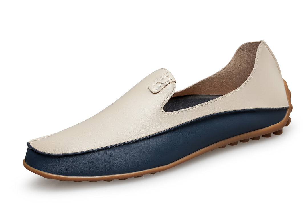 Damen eleganter Driving‑Mokassin mit weichem Lederlook, gepolstertem Komfortfußbett und profiliertem Noppenlaufsohle Echo Archiv