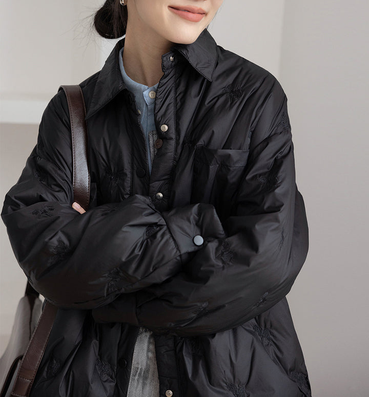 Damen elegante und gefütterte Übergangsjacke Echoarchiv