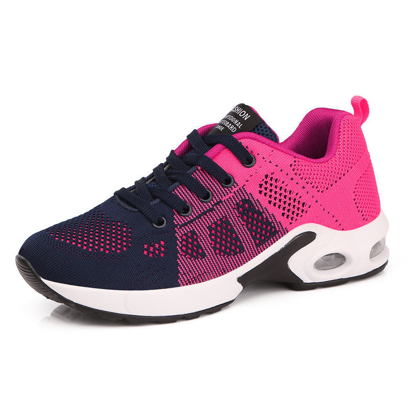 Damen atmungsaktive Strick-Sneaker mit Luftkammer-Zwischensohle und gepolstertem Einstieg Echo Archiv
