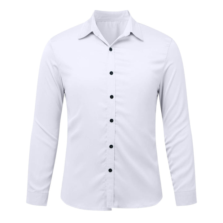 Herren Elegantes Langarmhemd aus feinem Stoff Echoarchiv