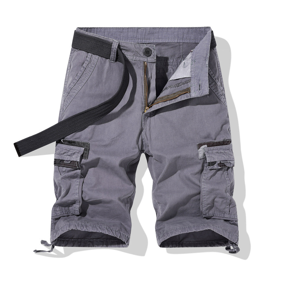 Herren Cargo-Shorts mit multifunktionalen Taschen und verstellbarem Bund Echoarchiv