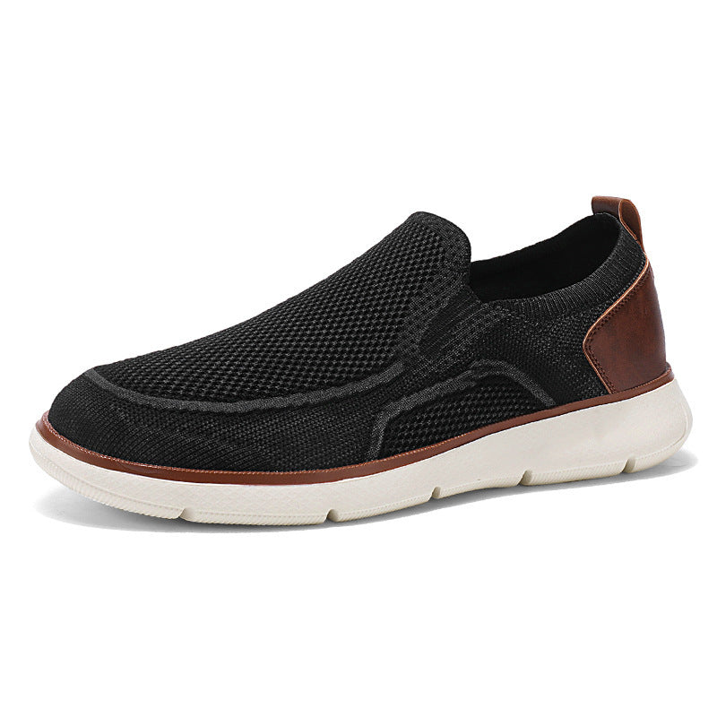 Herren nan atmungsaktiver Strickslipper mit elastischem Einstieg und stoßdämpfender EVA-Sohle Echo Archiv