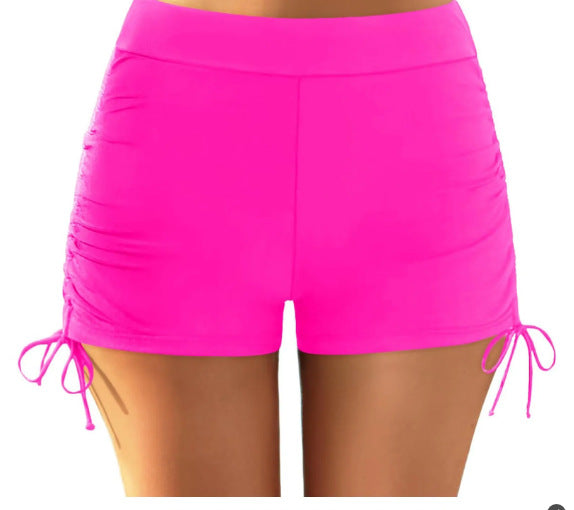 Damen Figurschmeichelnde Badeshorts mit Raffung und Seitenschnürung Echo Archiv
