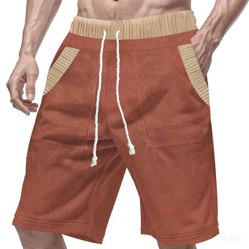 Herren lässige Shorts mit praktischen Taschen und komfortablem Kordelzug Echoarchiv