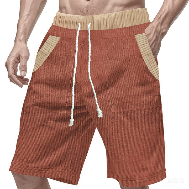 Herren lässige Shorts mit praktischen Taschen und komfortablem Kordelzug Echoarchiv