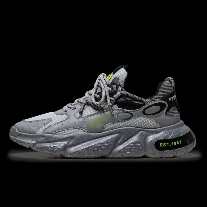 Herren Voluminöser Performance-City-Sneaker mit skulpturaler Plateausohle Echoarchiv