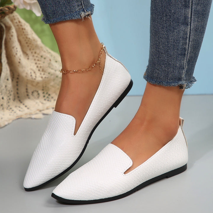 Damen  flexible Keil-Slipper mit Schlangenprägung, gepolstertem Komfortfußbett und rutschfester Gummisohle Echo Archiv