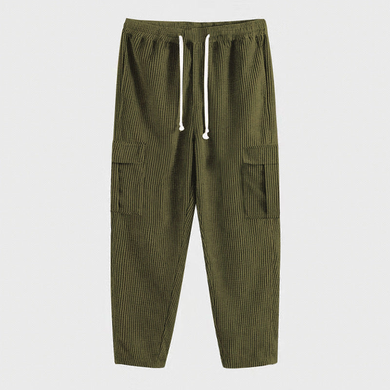 Herren Cargo-Hose mit elastischem Bund und praktischen Taschen Echoarchiv