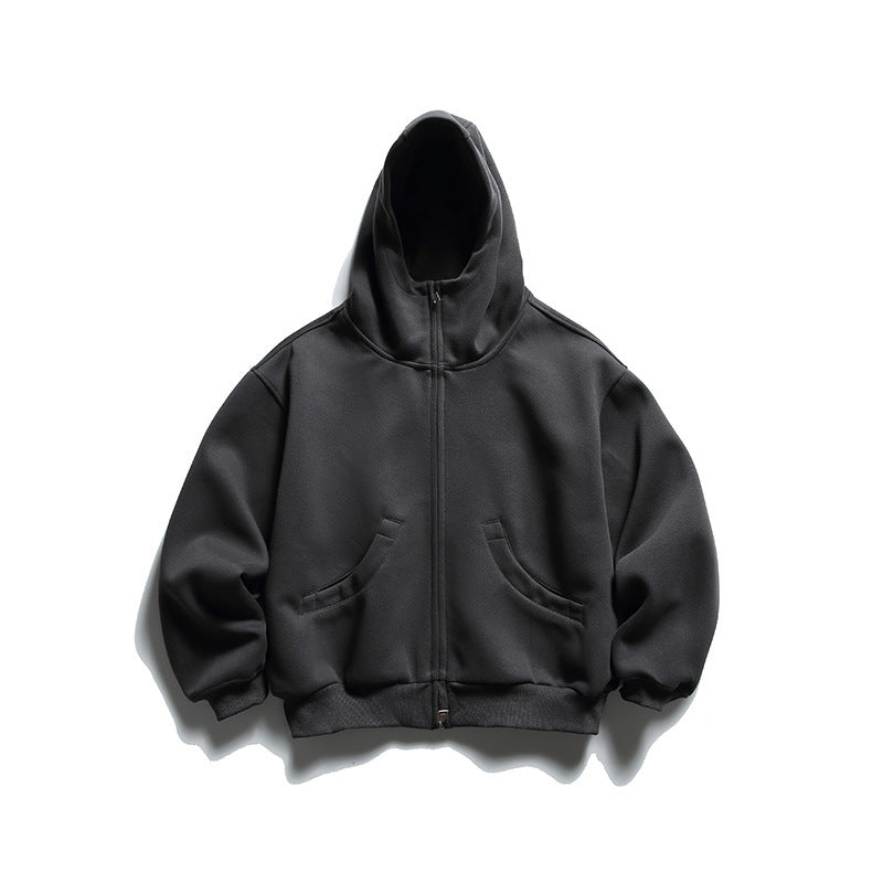 Unisex Oversize Zip-Hoodie mit hohem Kragen und Kängurutaschen Echo Archiv