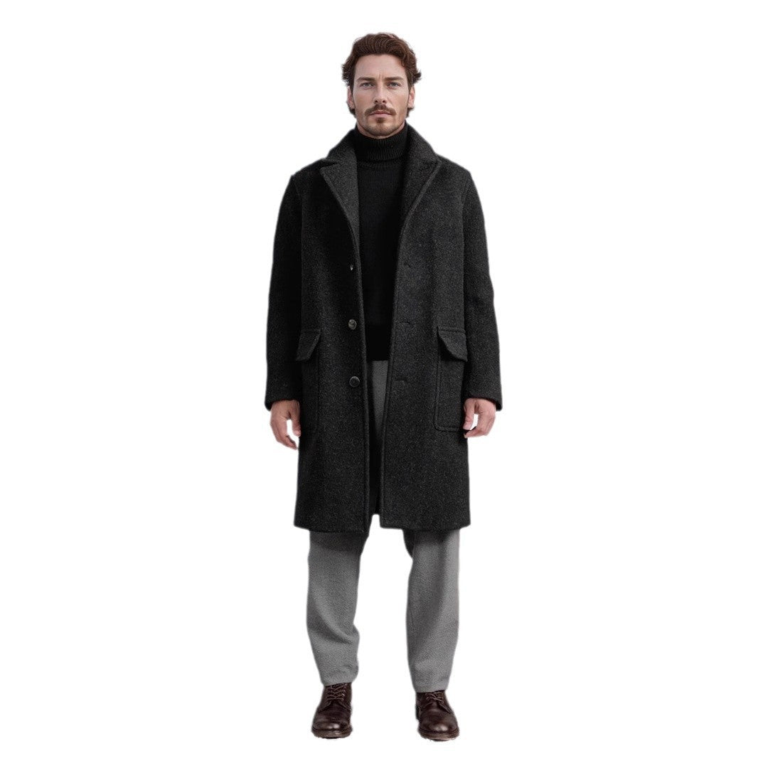 Herren Eleganter und zeitloser Longcoat Echoarchiv