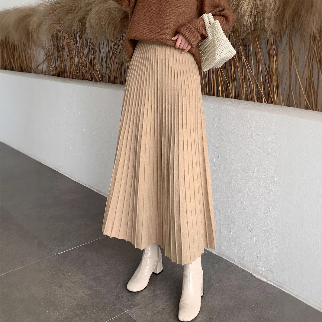 Damen Eleganter Plissee-Rock Echo Archiv