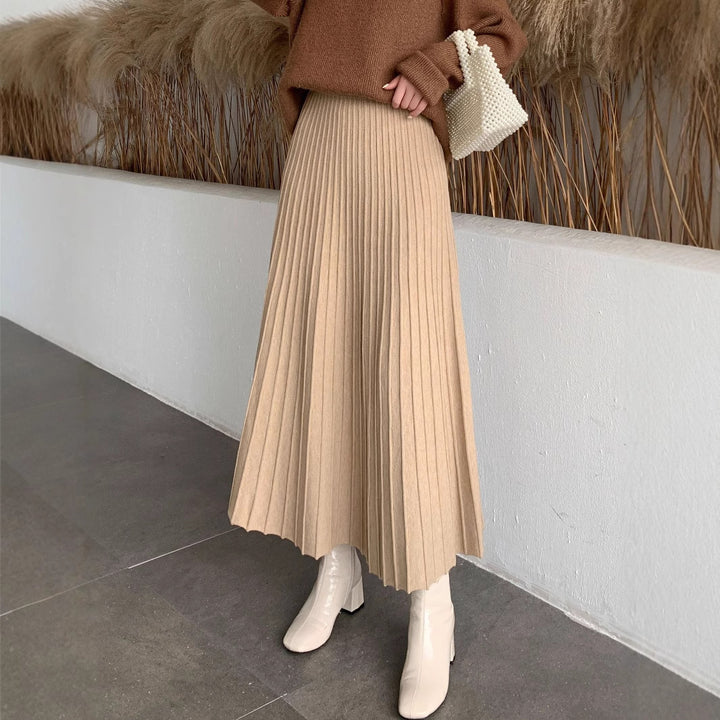 Damen Eleganter Plissee-Rock Echo Archiv